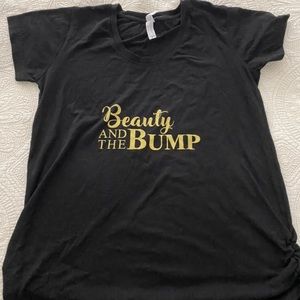 Maternity shirt beauty and the bump disney M